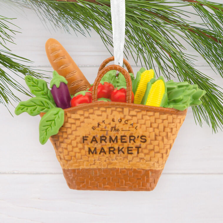  Farmer's Market Basket Hallmark Ornament