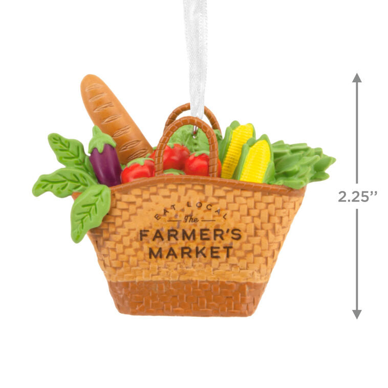  Farmer's Market Basket Hallmark Ornament