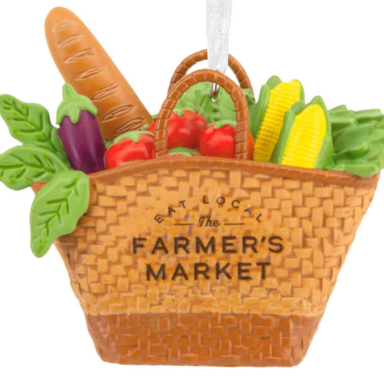  Farmer's Market Basket Hallmark Ornament