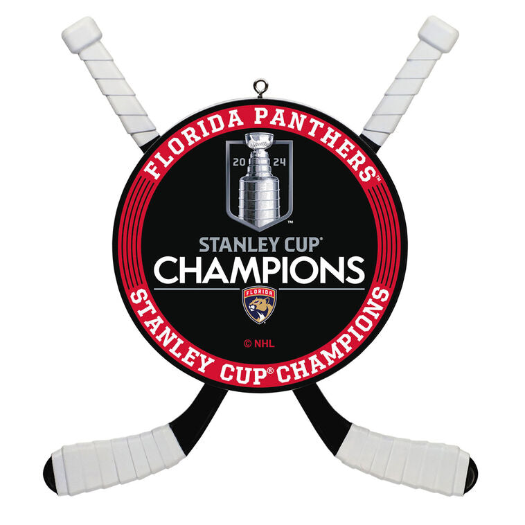 Hallmark NHL Florida Panthers™ 2024 Stanley Cup® Champions Hockey Ornament