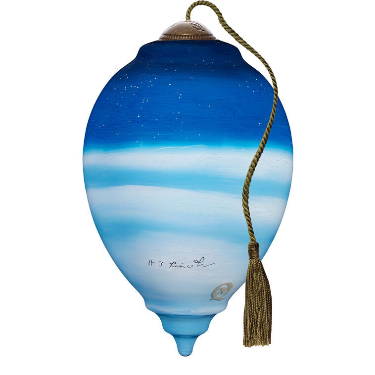  Ne'Qwa Art Tidings Of Comfort And Joy Angel Glass Christmas Ornament
