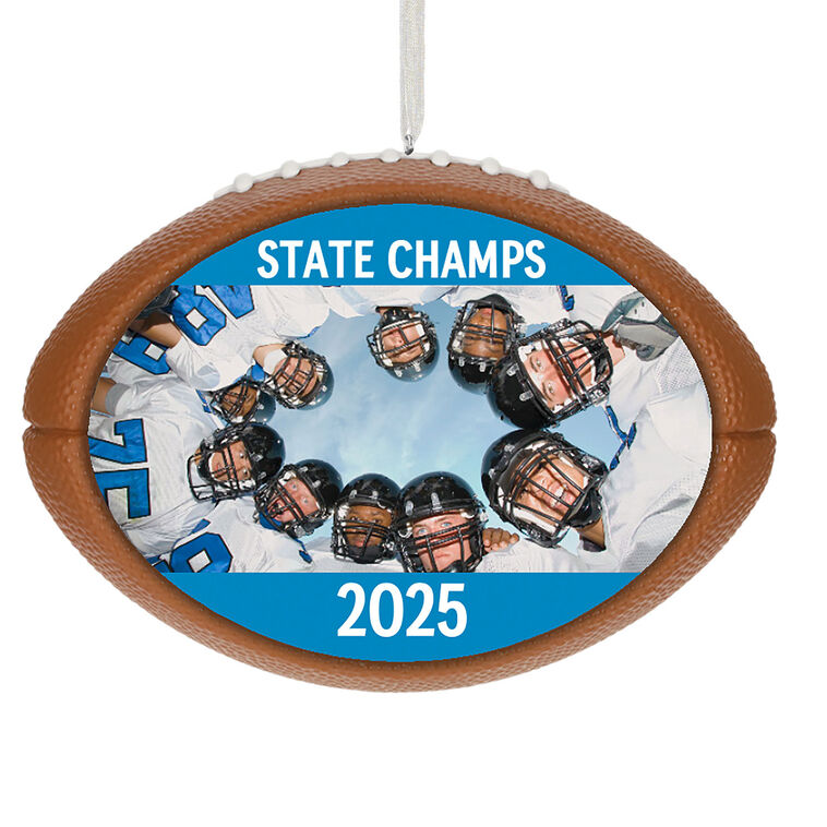 Hallmark Football Personalized Ornament, Custom Photo And Text