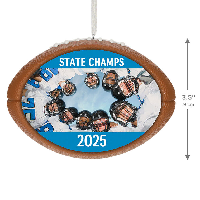 Hallmark Football Personalized Ornament, Custom Photo And Text