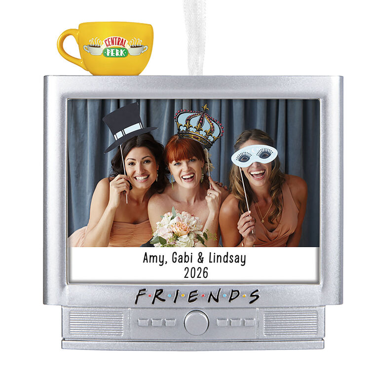 Hallmark Friends Television Personalized Ornament, Custom Photo And Text