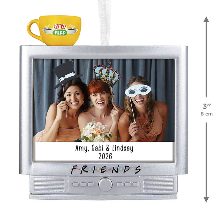Hallmark Friends Television Personalized Ornament, Custom Photo And Text