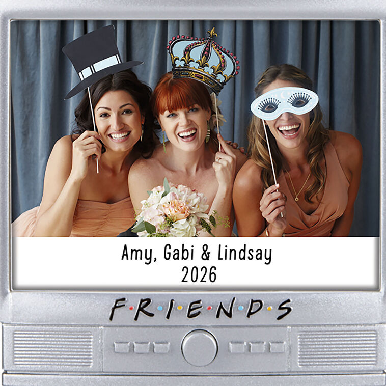 Hallmark Friends Television Personalized Ornament, Custom Photo And Text