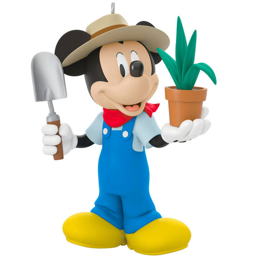 Hallmark Disney All About Mickey! Gardener Mickey Ornament
