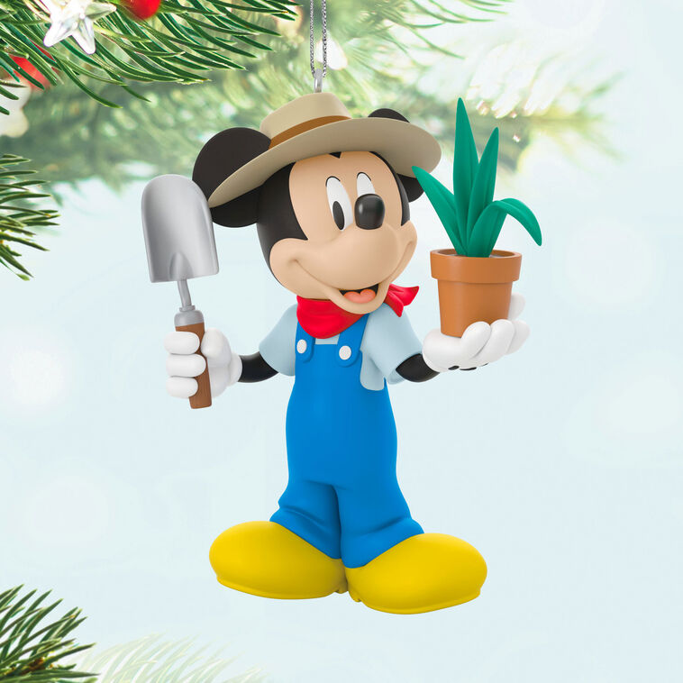Hallmark Disney All About Mickey! Gardener Mickey Ornament
