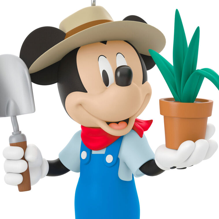 Hallmark Disney All About Mickey! Gardener Mickey Ornament