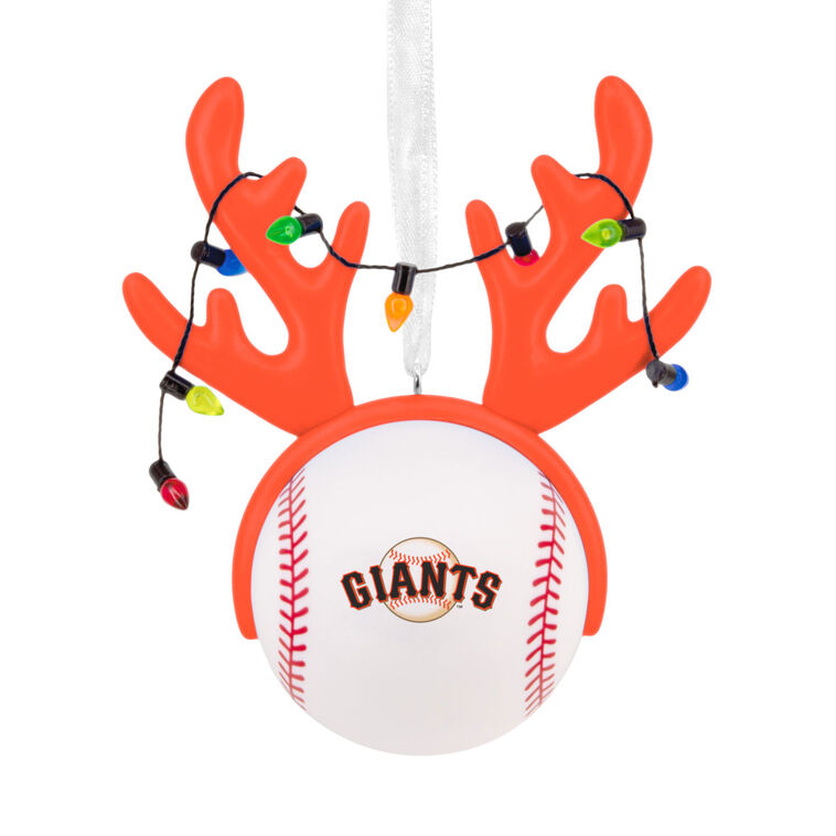  MLB San Francisco Giants™ Reindeer Baseball Hallmark Ornament