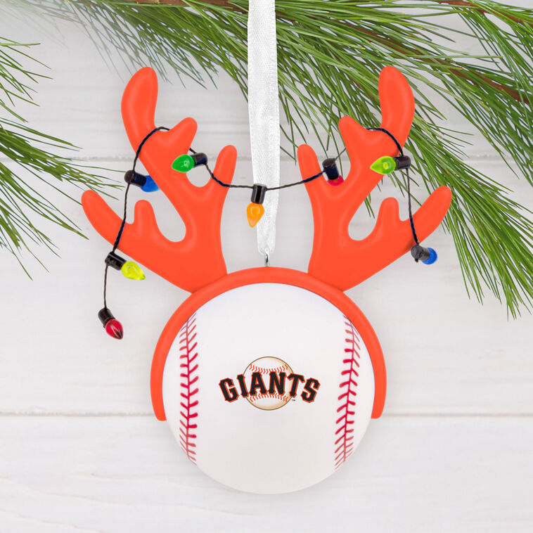  MLB San Francisco Giants™ Reindeer Baseball Hallmark Ornament