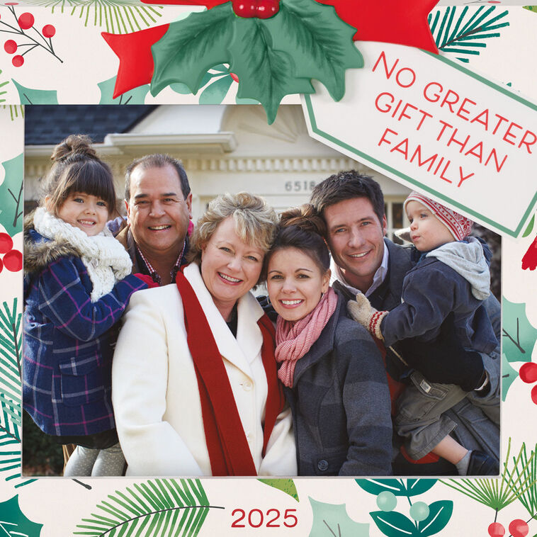 Hallmark The Gift Of Family 2025 Personalized Ornament, Custom Photo
