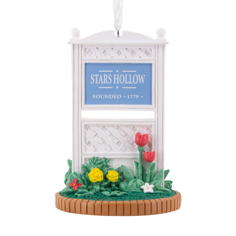  Gilmore Girls Stars Hollow Sign Hallmark Ornament