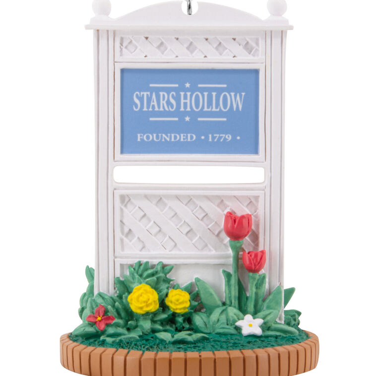  Gilmore Girls Stars Hollow Sign Hallmark Ornament