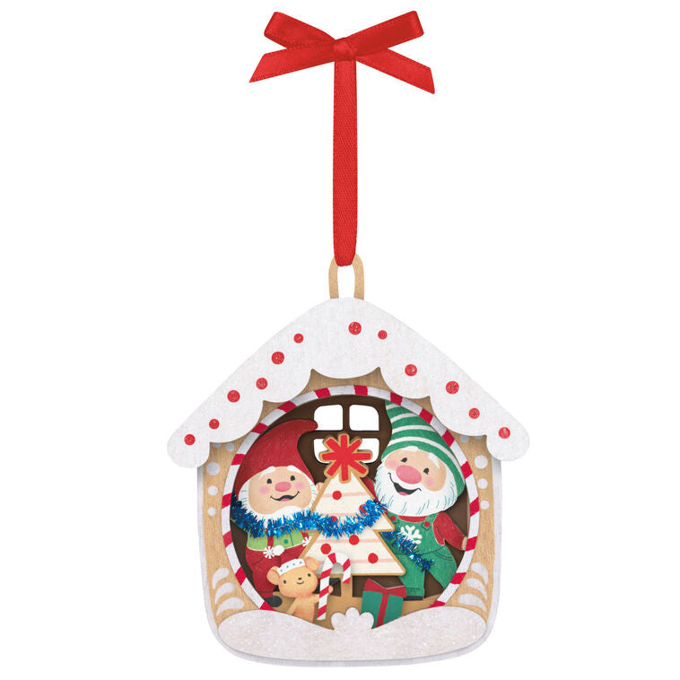 Hallmark 5th Anniversary Gnome For Christmas Papercraft Ornament