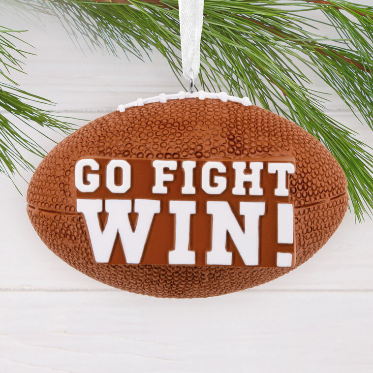  Go Fight Win Football Hallmark Ornament