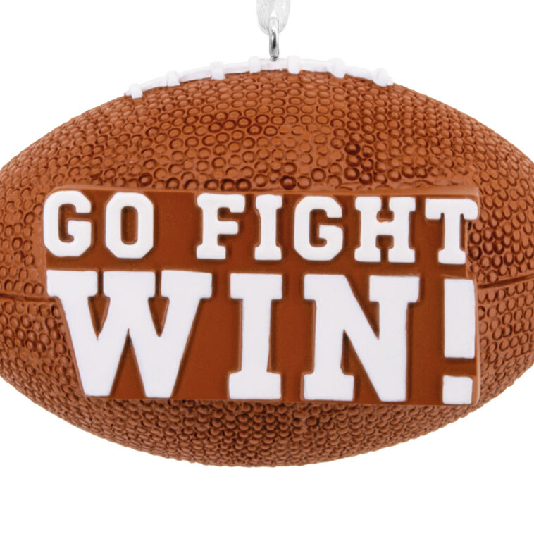  Go Fight Win Football Hallmark Ornament
