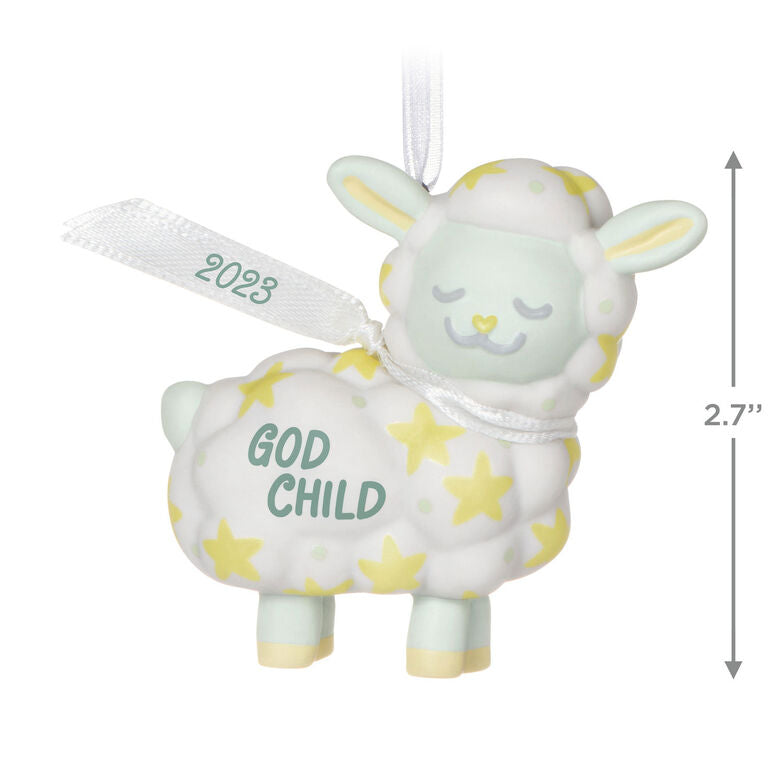 Hallmark Godchild 2023 Porcelain Ornament