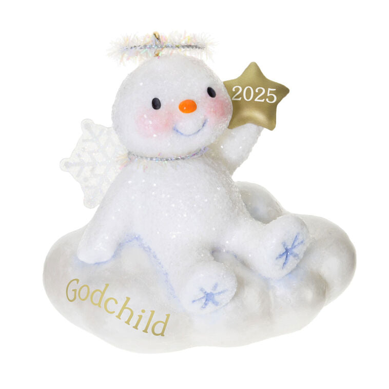 Hallmark Godchild Snow Angel 2025 Ornament