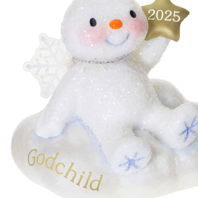 Hallmark Godchild Snow Angel 2025 Ornament