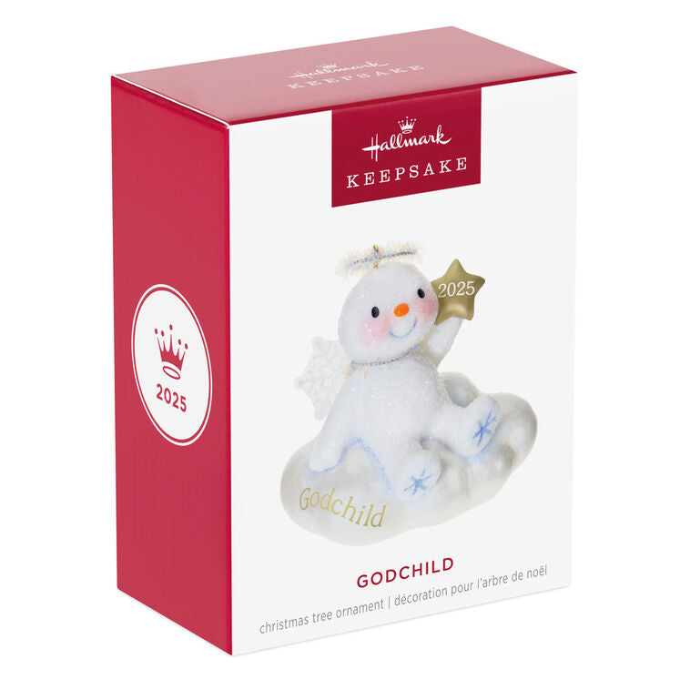 Hallmark Godchild Snow Angel 2025 Ornament