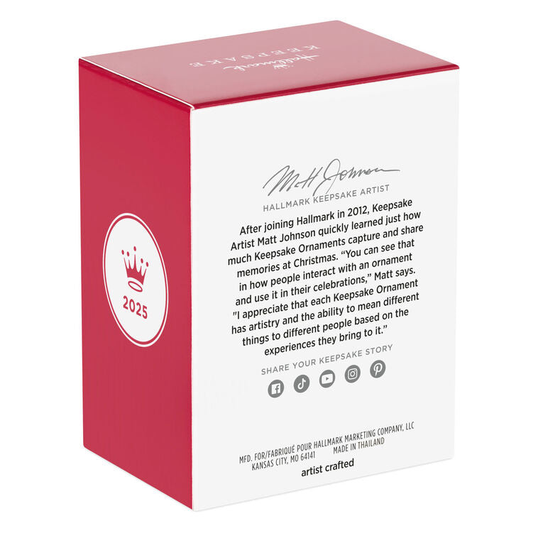 Hallmark Great-Grandson Cupcake 2025 Ornament