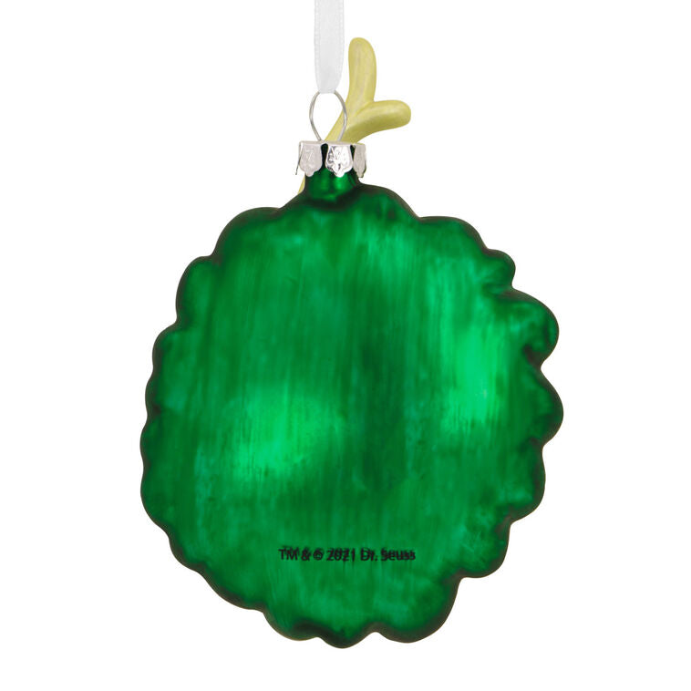  Dr. Seuss's How The Grinch Stole Christmas!™ Max In Wreath Blown Glass Hallmark Ornament