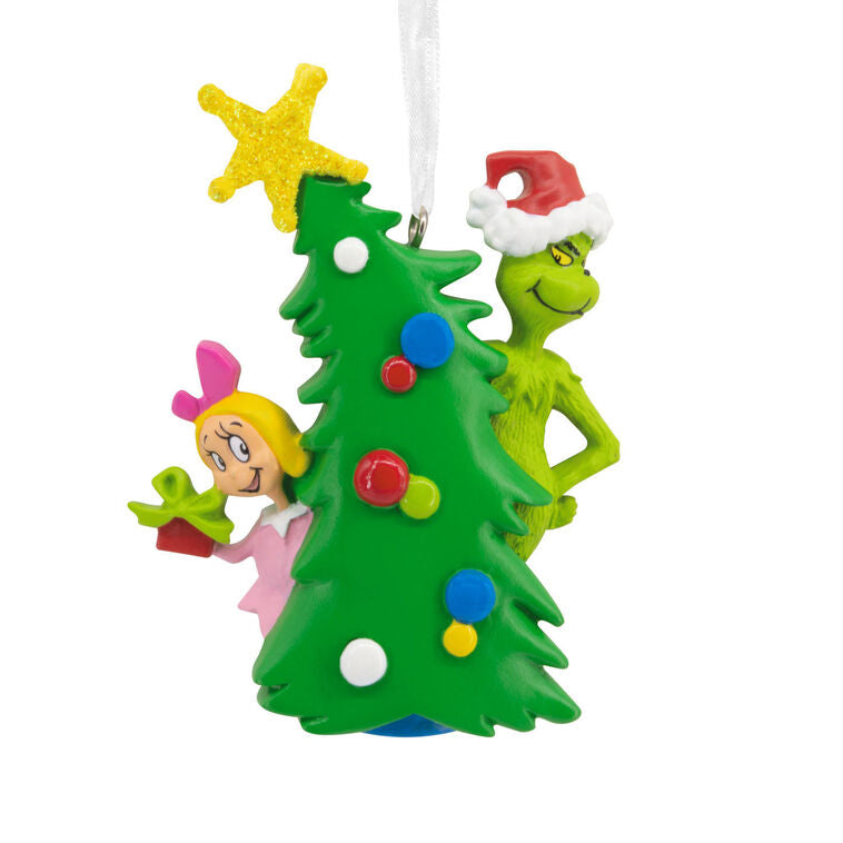  Dr. Seuss's How The Grinch Stole Christmas!™ Grinch With Cindy-Lou Who Hallmark Ornament