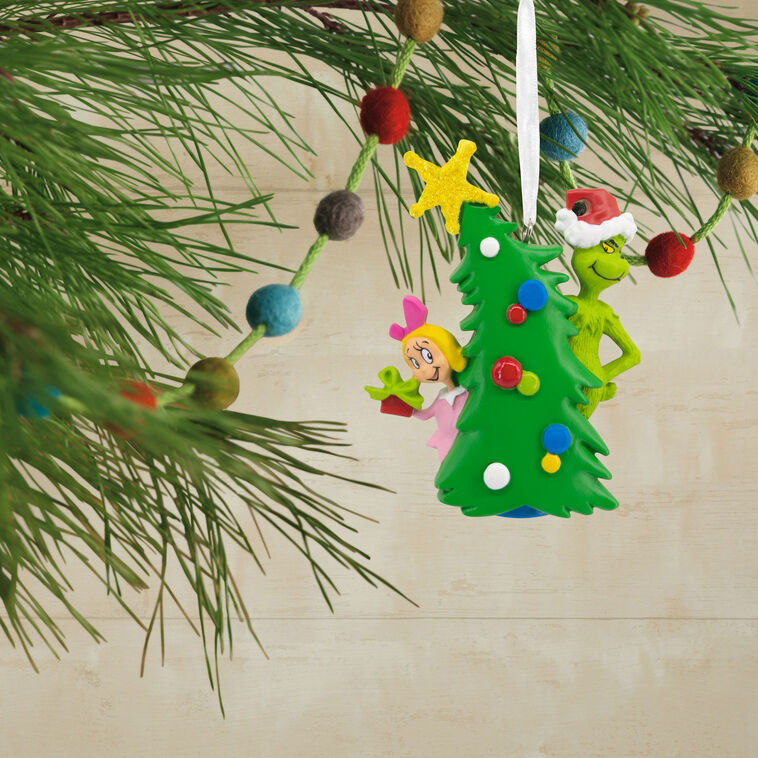  Dr. Seuss's How The Grinch Stole Christmas!™ Grinch With Cindy-Lou Who Hallmark Ornament