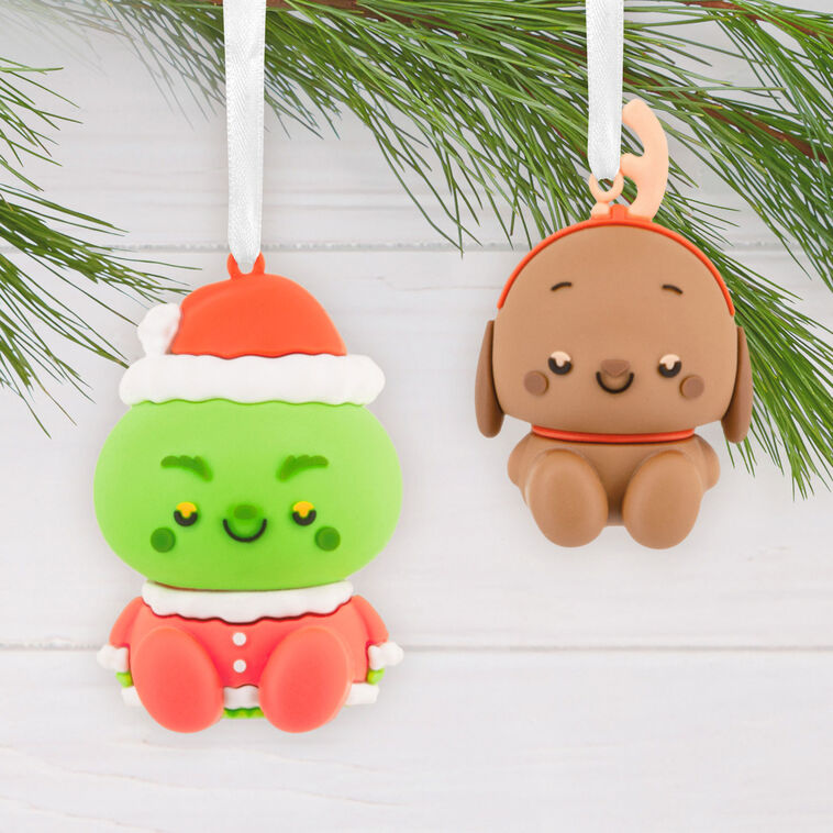  Better Together Dr. Seuss's How The Grinch Stole Christmas!™ Grinch And Max Magnetic Hallmark Ornaments, Set Of 2