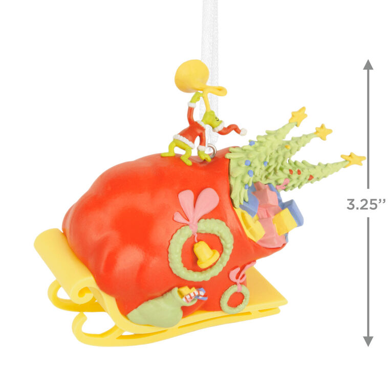  Dr. Seuss's How The Grinch Stole Christmas!™ Grinch On Sleigh Hallmark Ornament