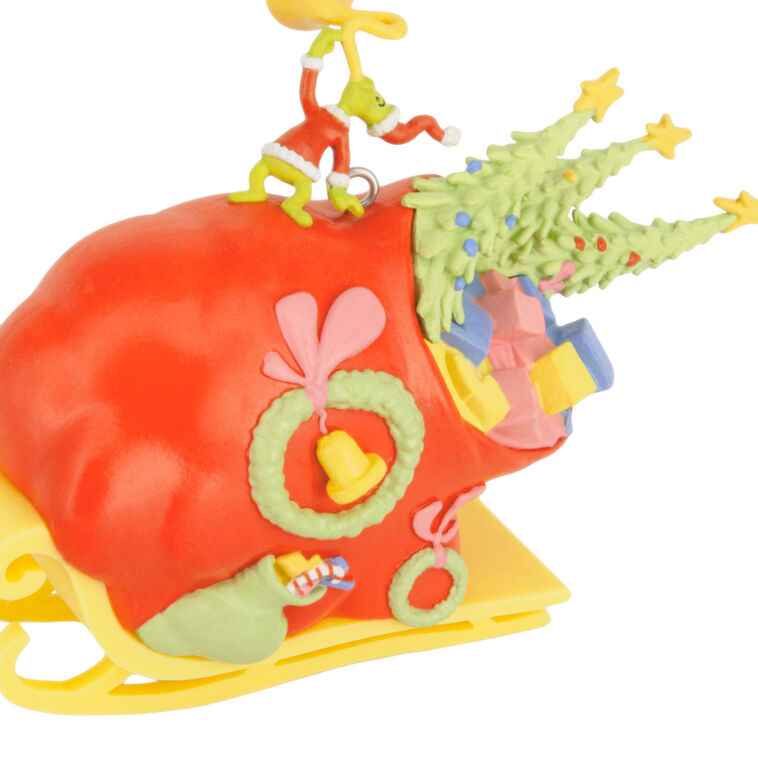  Dr. Seuss's How The Grinch Stole Christmas!™ Grinch On Sleigh Hallmark Ornament