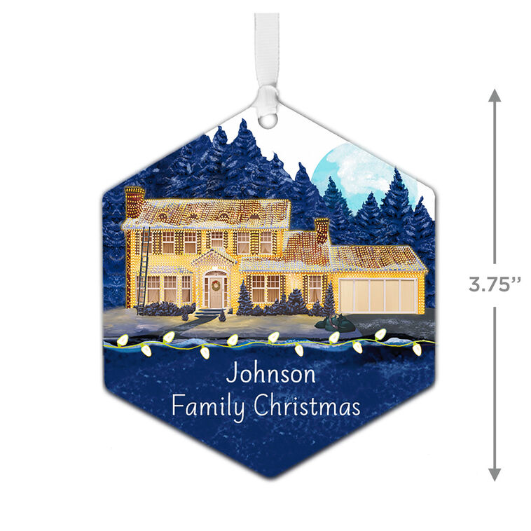 Hallmark National Lampoon's Christmas Vacation™ The Griswold House Metal Personalized Ornament, Custom Text