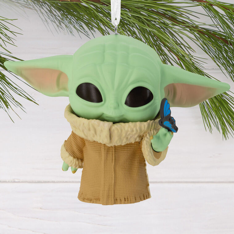  Star Wars: The Mandalorian™ Grogu With Butterfly Funko POP!® Hallmark Ornament