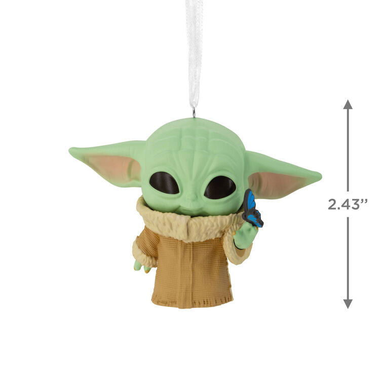  Star Wars: The Mandalorian™ Grogu With Butterfly Funko POP!® Hallmark Ornament