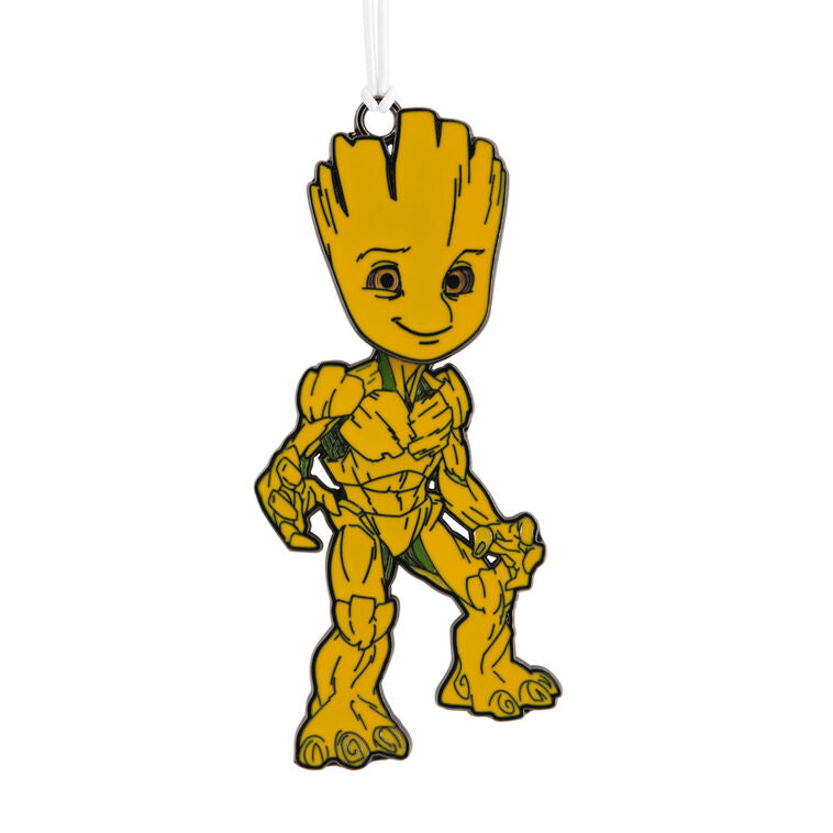  Marvel Groot Moving Metal Hallmark Ornament