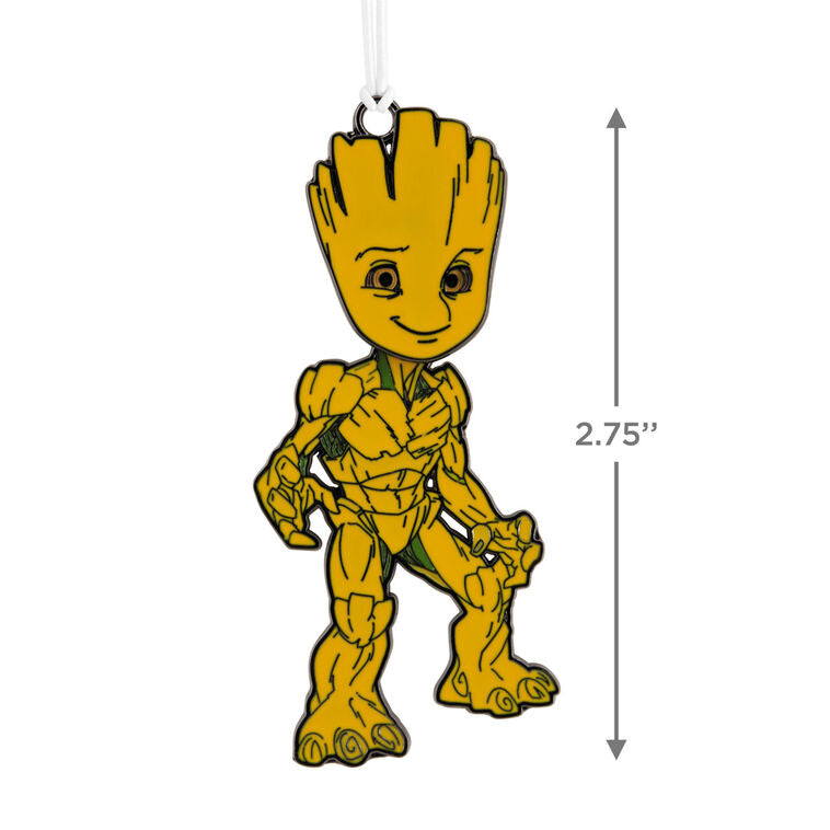  Marvel Groot Moving Metal Hallmark Ornament