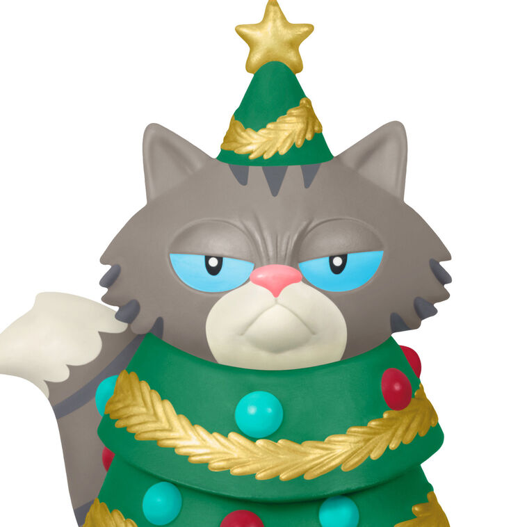 Hallmark Festive Feline Ornament