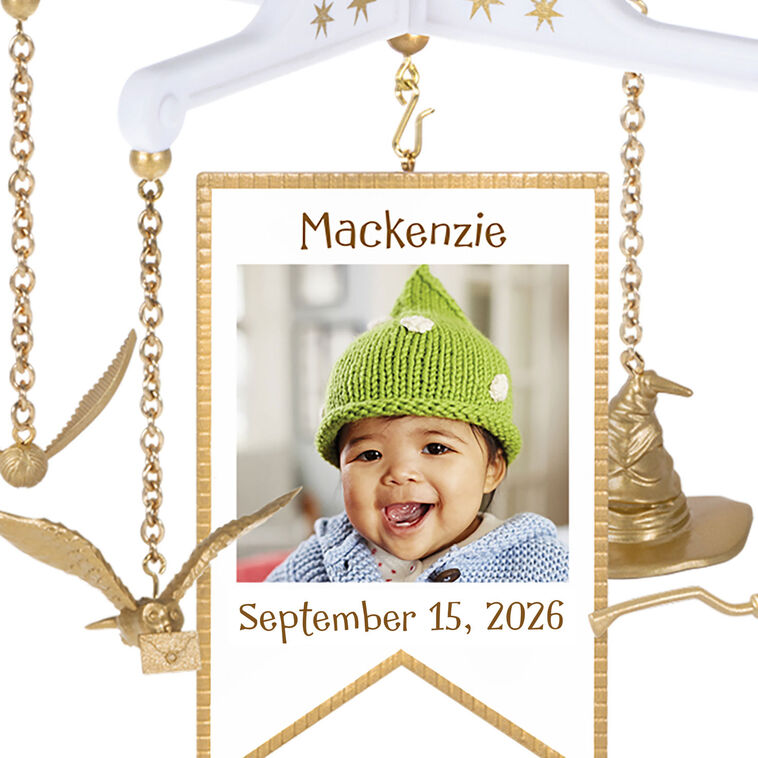 Hallmark Harry Potter™ Baby Mobile Personalized Ornament, Custom Photo And Text