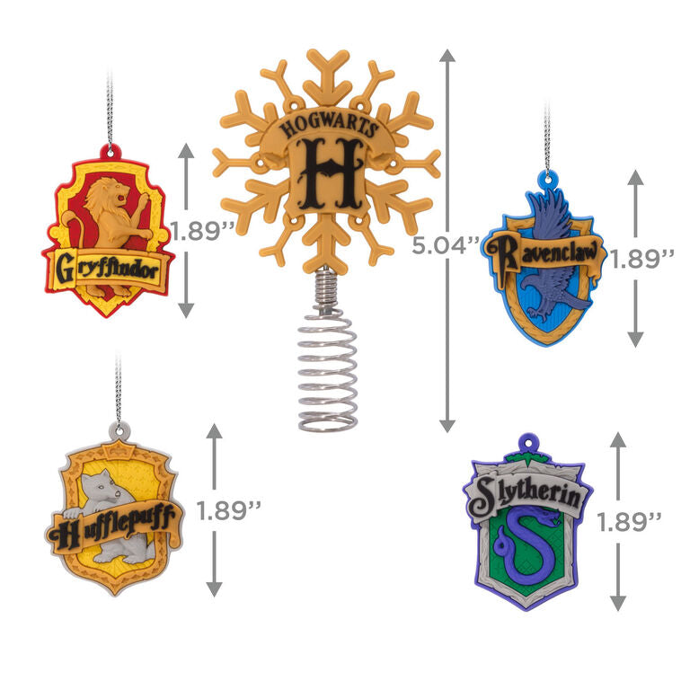  Mini Harry Potter™ Hallmark Tree Topper And Ornaments, Set Of 5