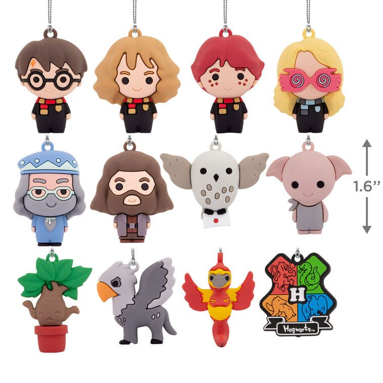  Harry Potter™ Hallmark Countdown Calendar Paper Tree Set With 12 Mini Ornaments