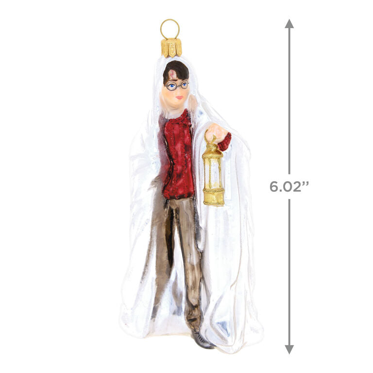 Hallmark Harry Potter™ Using The Invisibility Cloak™ Glass Ornament