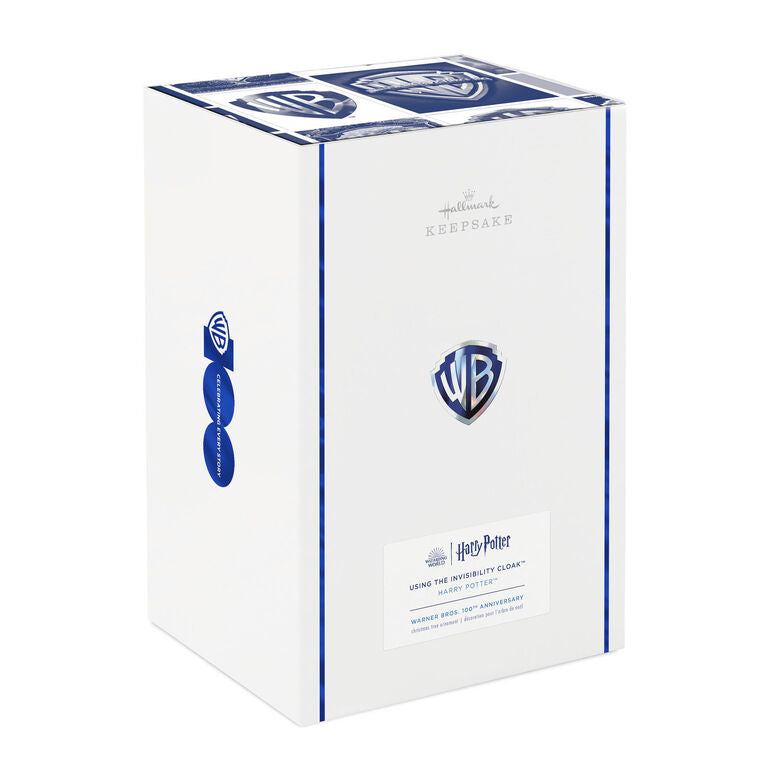 Hallmark Harry Potter™ Using The Invisibility Cloak™ Glass Ornament