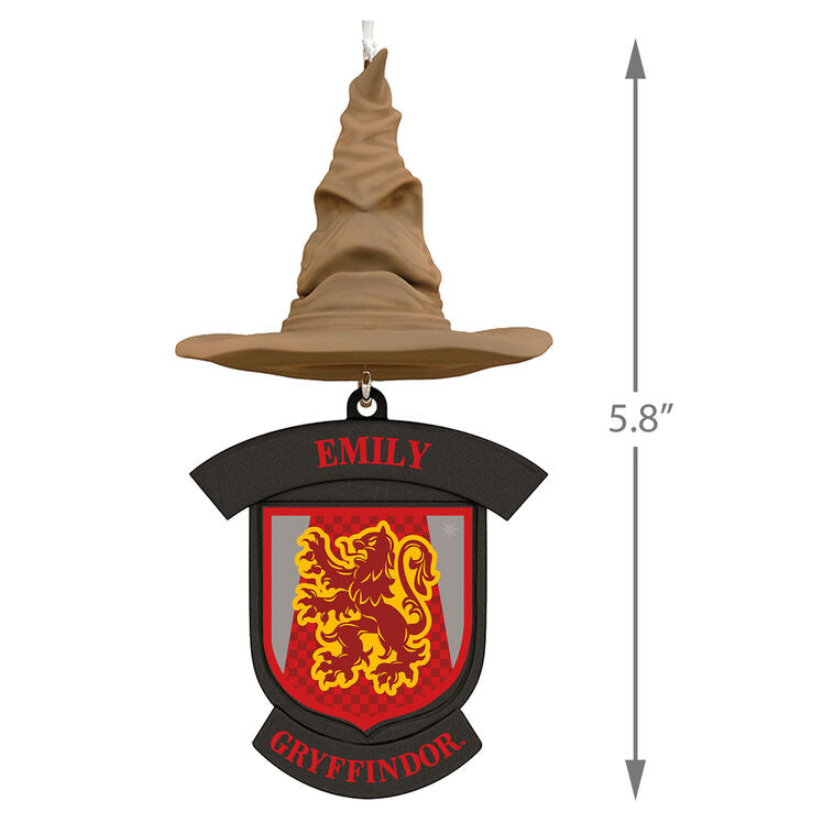 Hallmark Harry Potter™ Sorting Hat Personalized Ornament, Custom Text