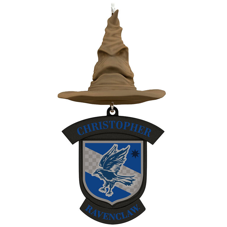  Harry Potter™ Sorting Hat Personalized Text Ornament, Ravenclaw™