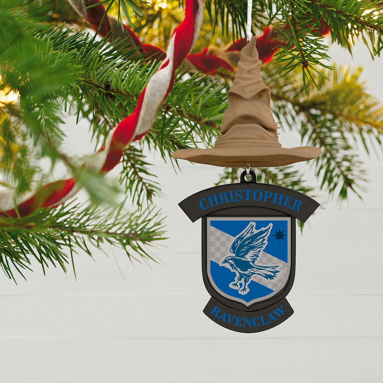  Harry Potter™ Sorting Hat Personalized Text Ornament, Ravenclaw™