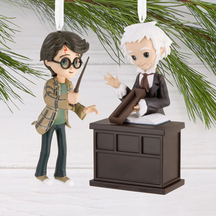  Harry Potter™ And Garrick Ollivander™ Hallmark Ornaments, Set Of 2