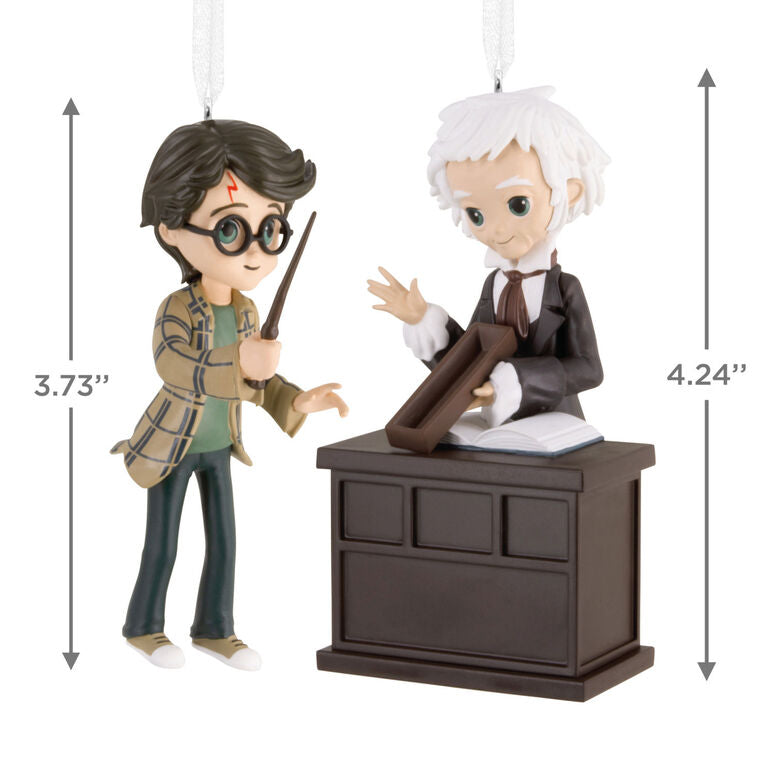  Harry Potter™ And Garrick Ollivander™ Hallmark Ornaments, Set Of 2