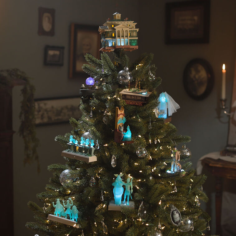 Hallmark Disney The Haunted Mansion Collection The Caretaker And His Dog Ornament With Light And Sound