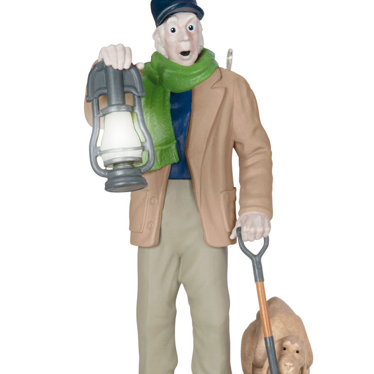 Hallmark Disney The Haunted Mansion Collection The Caretaker And His Dog Ornament With Light And Sound